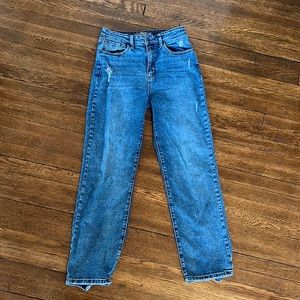 Just USA straight leg high rise denim